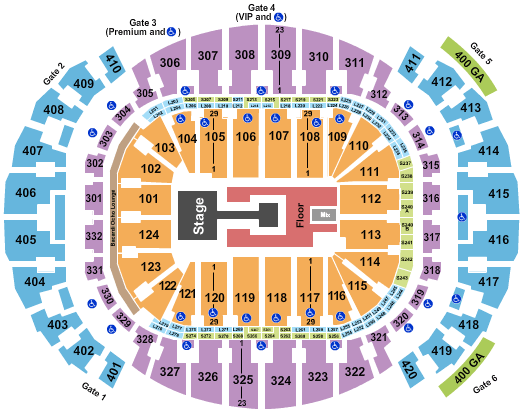 Kaseya Center Dua Lipa Seating Chart